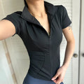 Sculpt Zip-Up Top - Aurenne